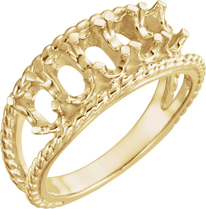 Family Negative Space Ring