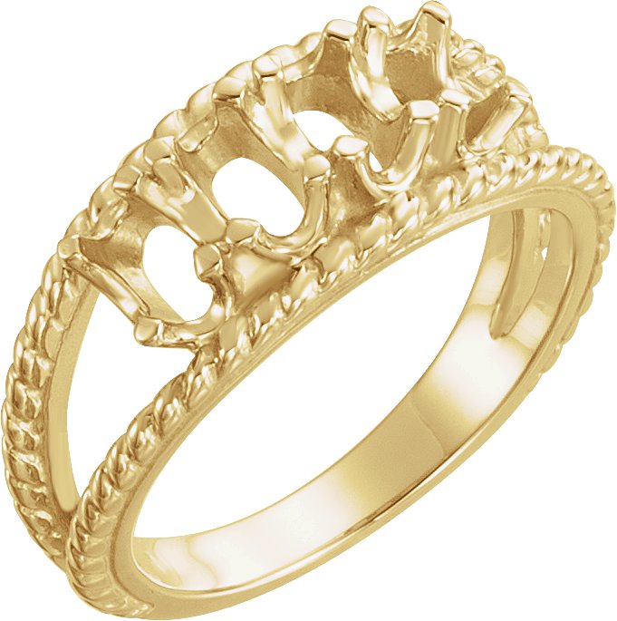 Family Negative Space Ring