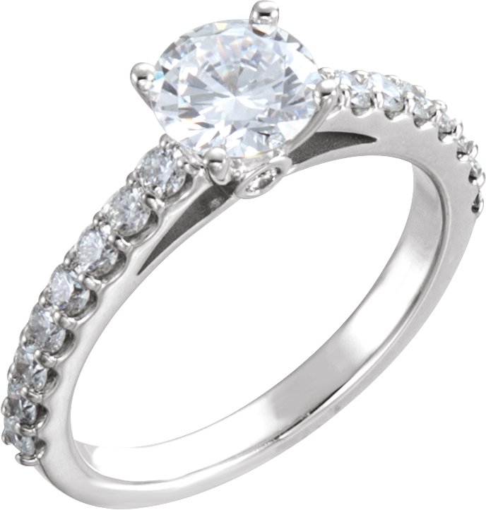 18K Yellow .50 CTW Diamond Band for 5.8 and 6.5 mm Engagement Ref 3125433
