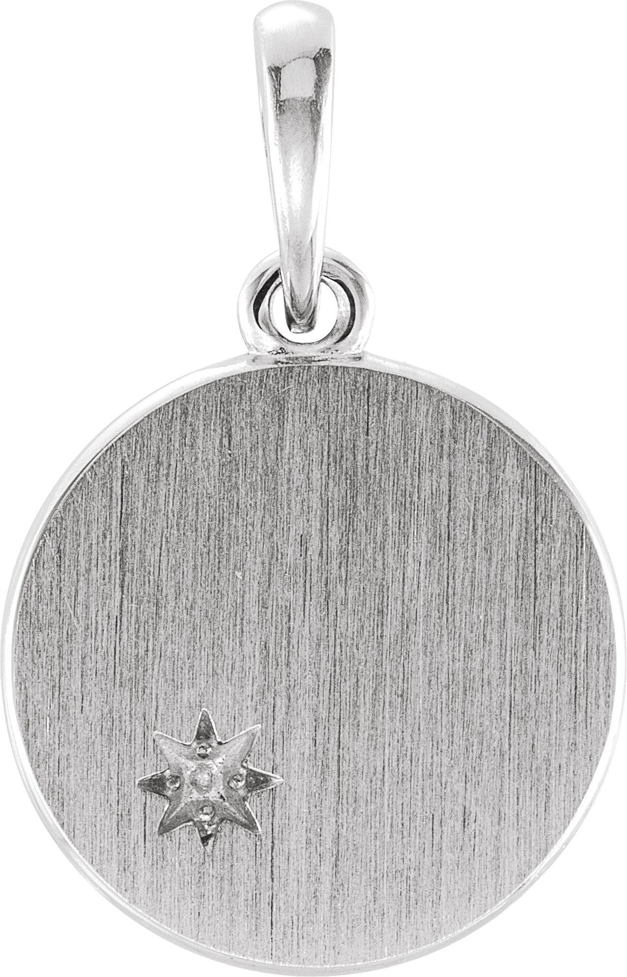 Engravable Starburst Necklace or Pendant