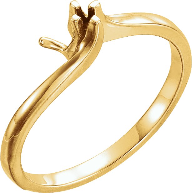 Solitaire Engagement Ring or Band