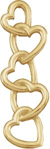 Interlocking Hearts Pendant