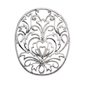 Oblong Filigree Pendant