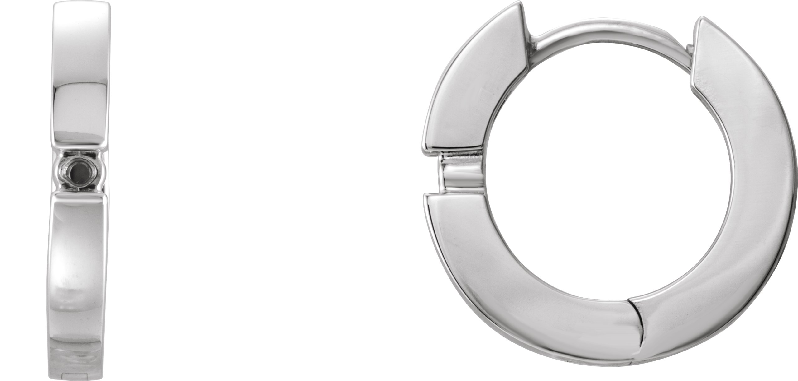 Accented Hoop Earrings