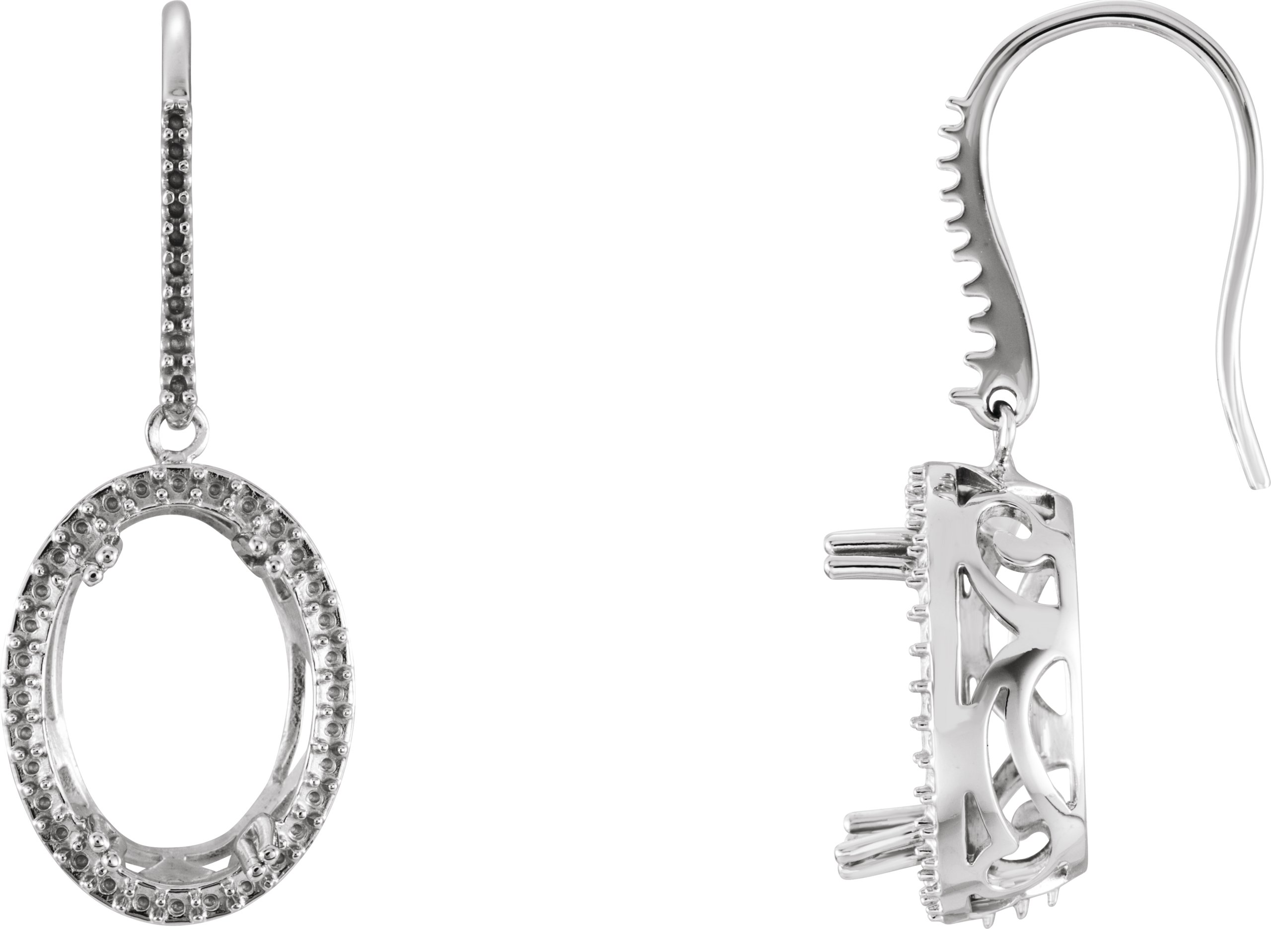 Halo-Style Earrings
