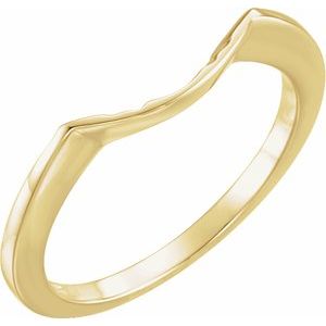 18K Yellow Matching Band for 7.8 mm Ring