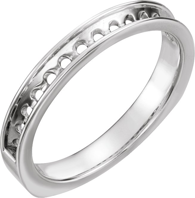 Three-Stone Accented Engagement Ring or Band
