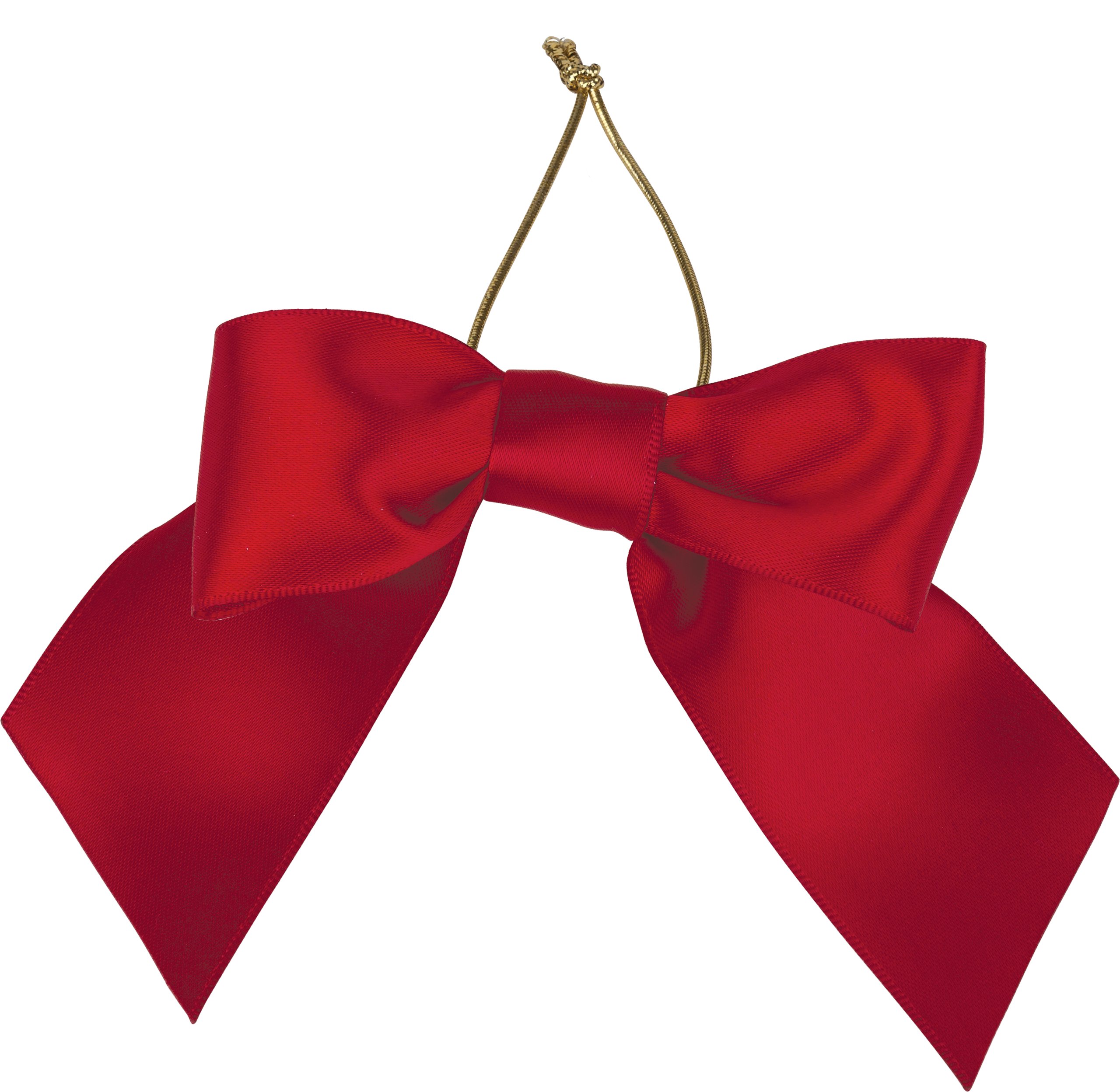 Satin Bows with Elastic Stretch Loop