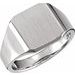 Sterling Silver 14 mm Octagon Signet Ring