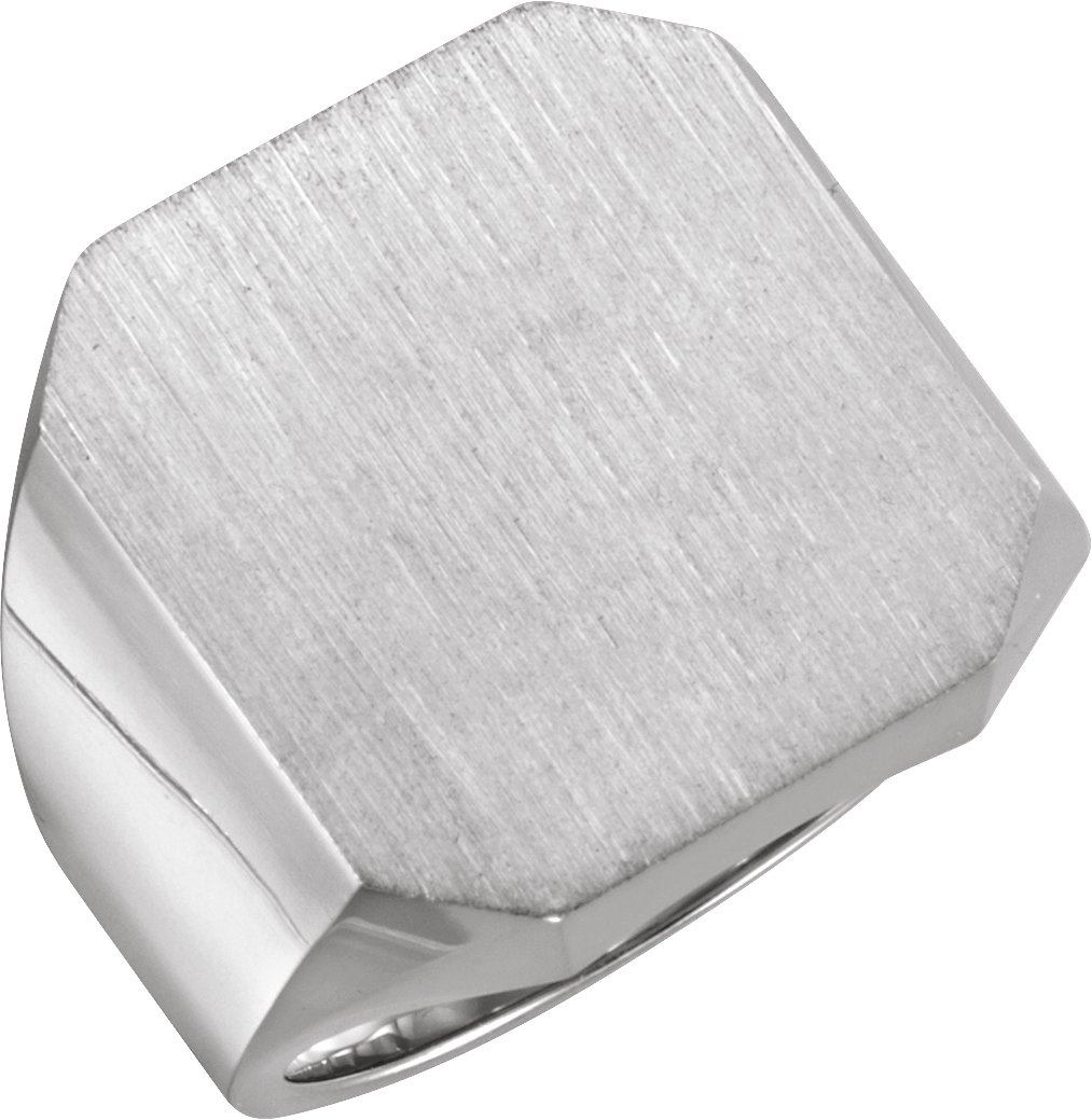 Octagon Signet Ring