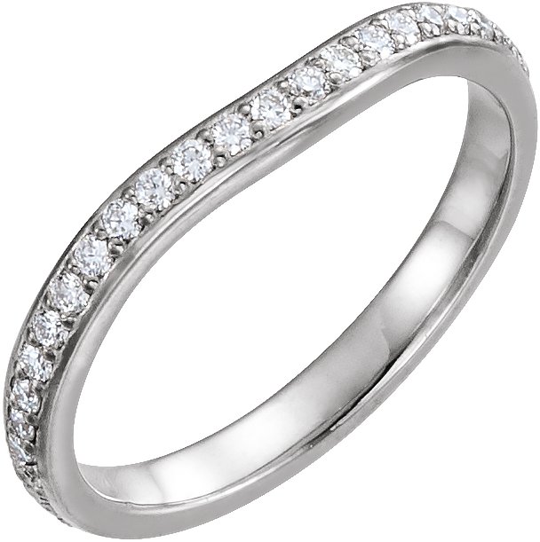 14K White .375 CTW Diamond Eternity Band Ref 3408746