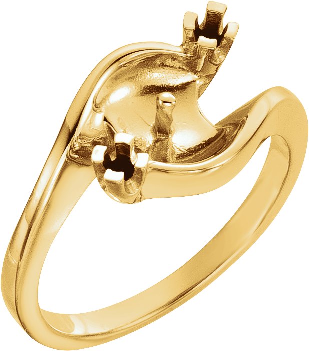 Accented Pearl Bypass Ring