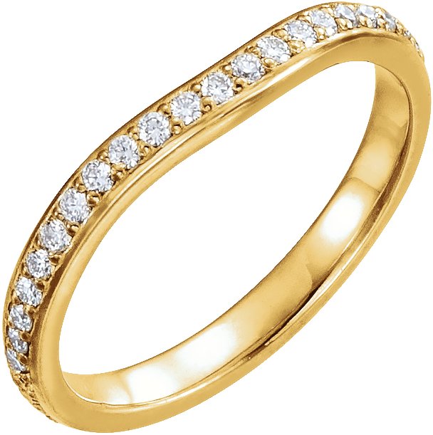 14K Yellow .375 CTW Diamond Eternity Band Ref 3450160