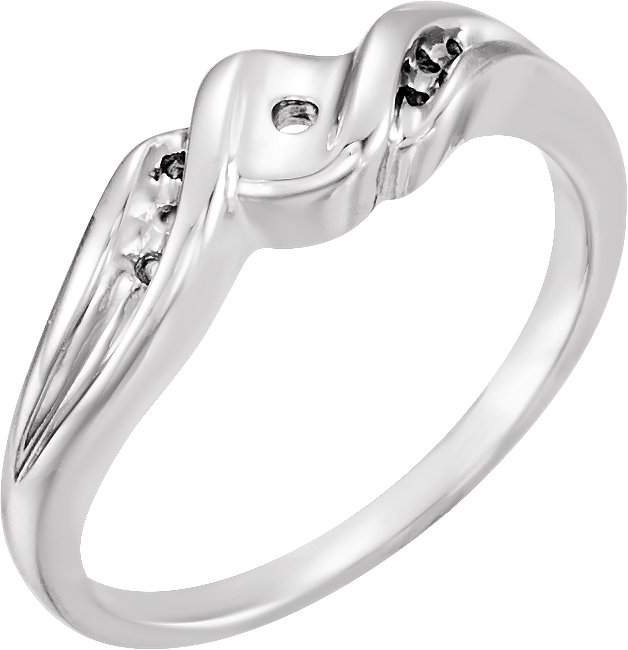 Accented Engagement Ring or Band