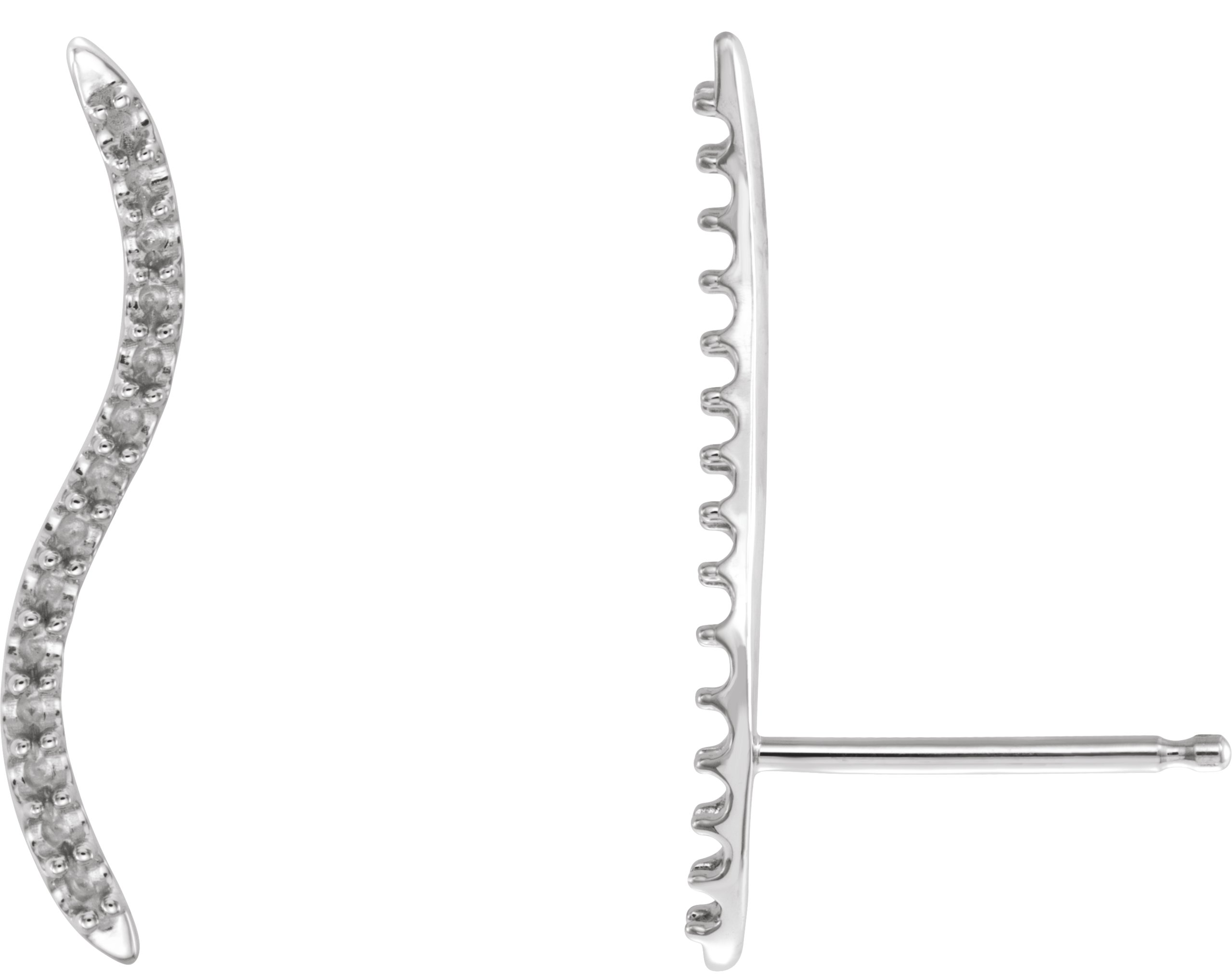 Accented Ear Climbers