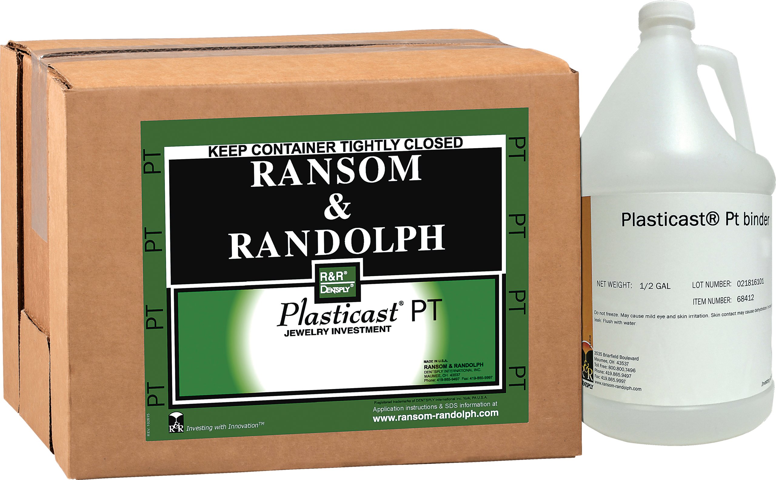 R&R® Plasticast® PT Investment & Binder Kit