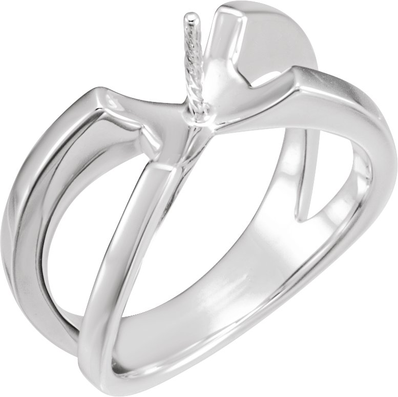 Solitaire Pearl Ring