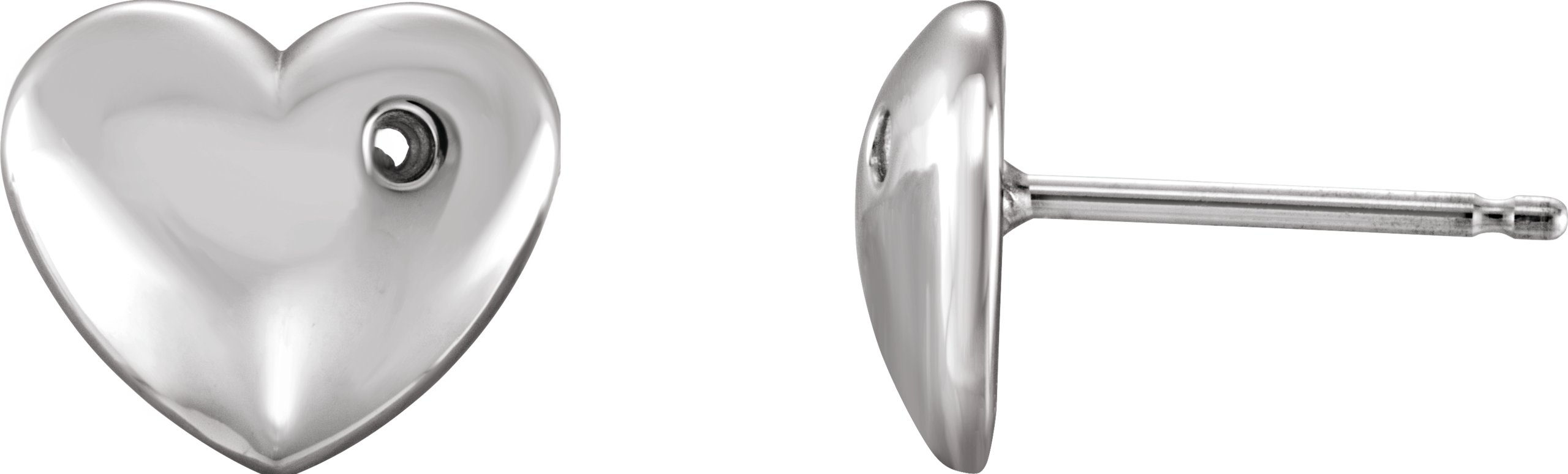 Puffed Heart Earrings