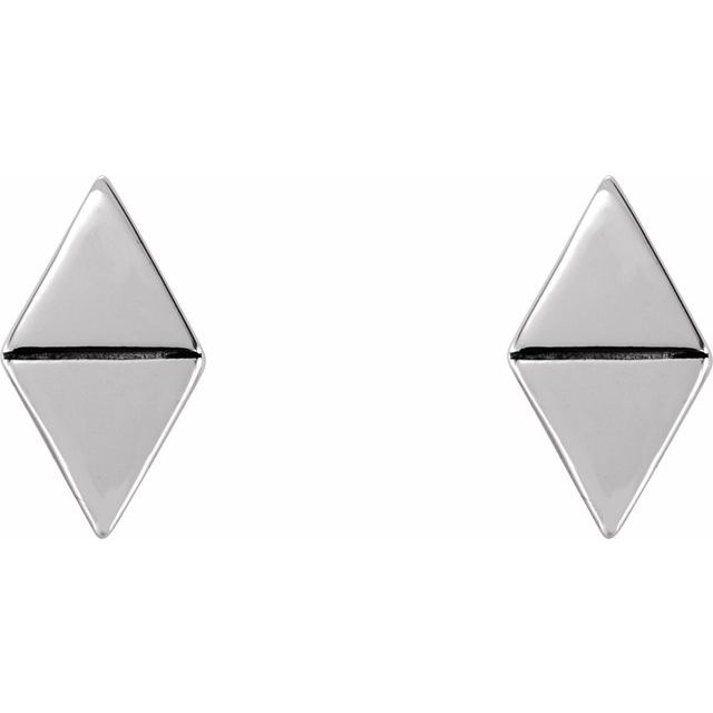 Sterling Silver Geometric Earrings