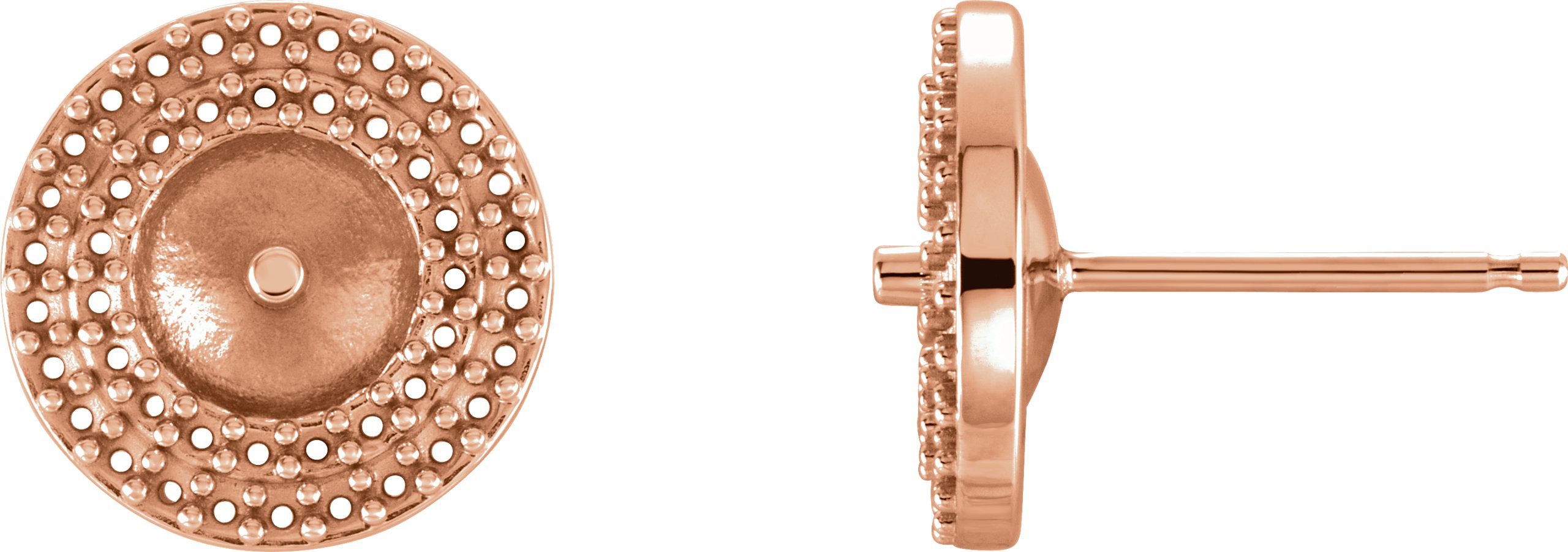 Halo-Style Pearl Earrings