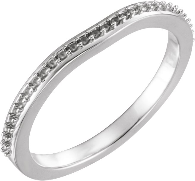 Accented Engagement Ring or Band