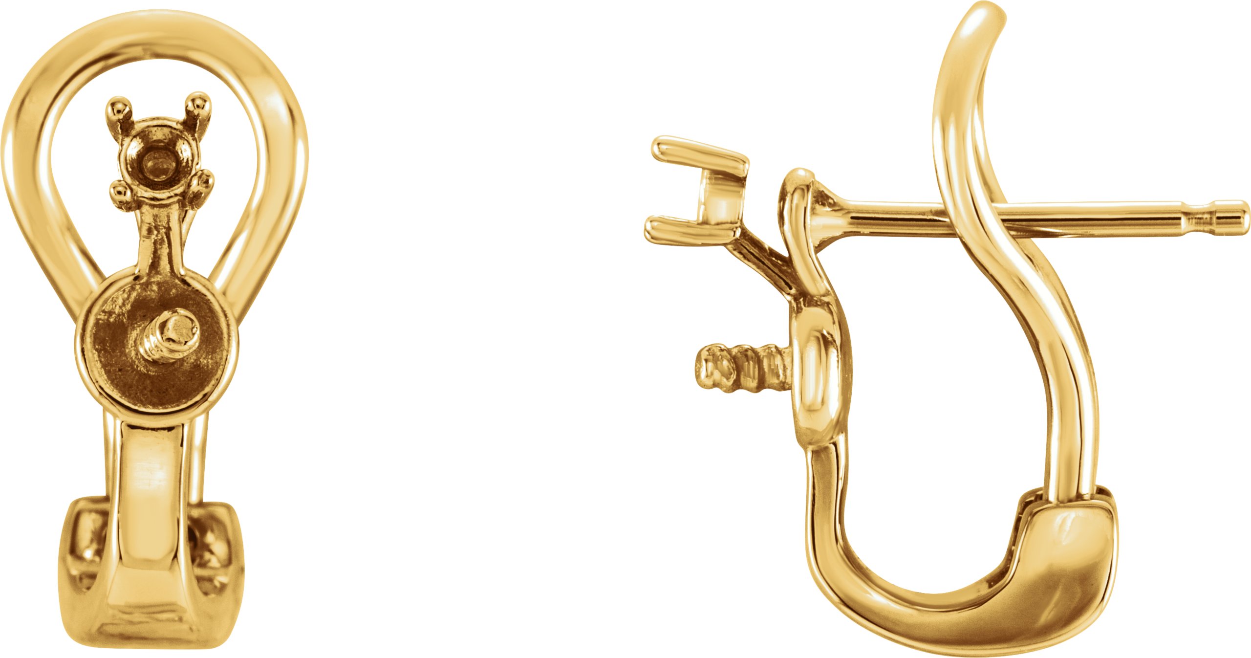 Omega Pearl Earrings