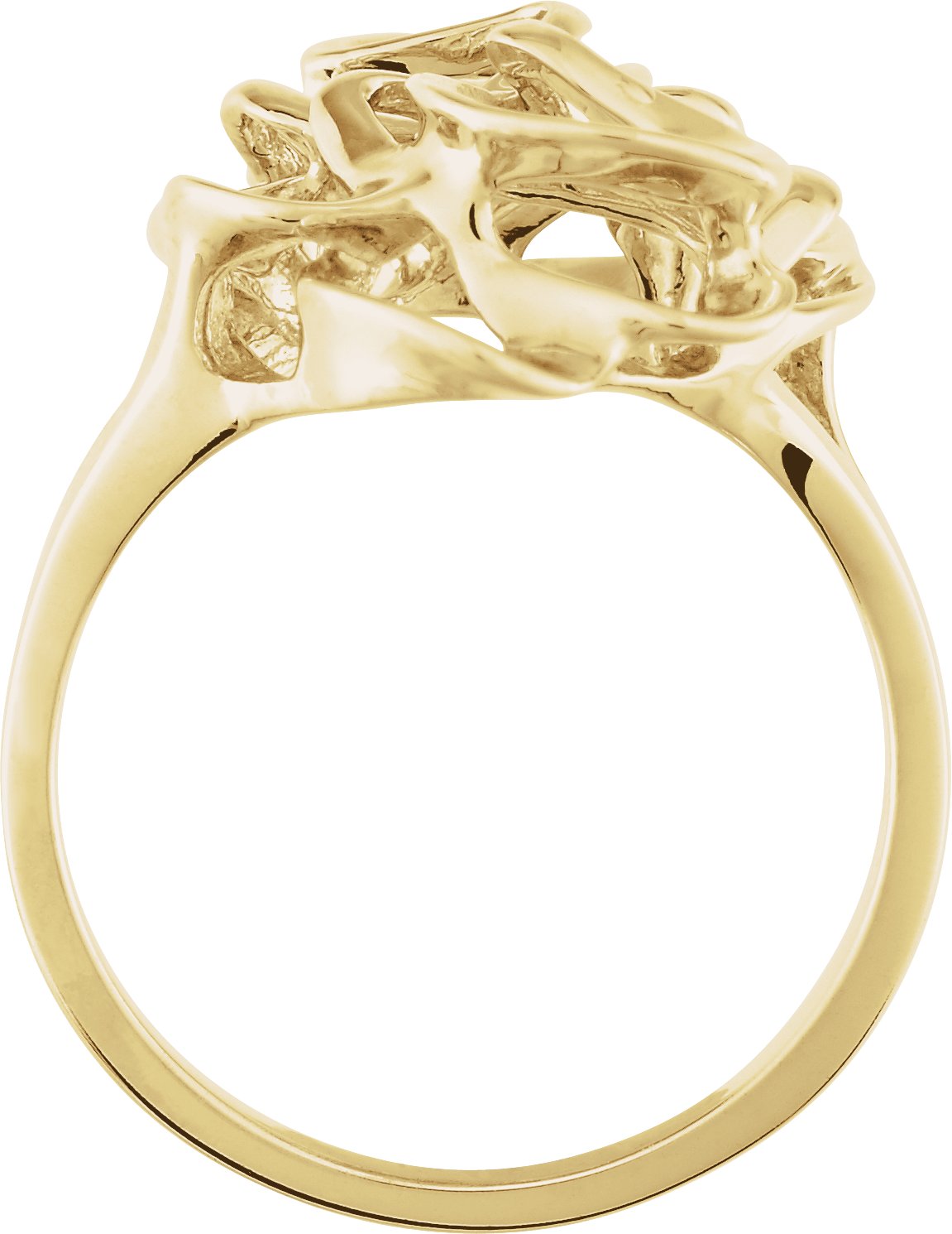 14K Yellow Freeform Ring 