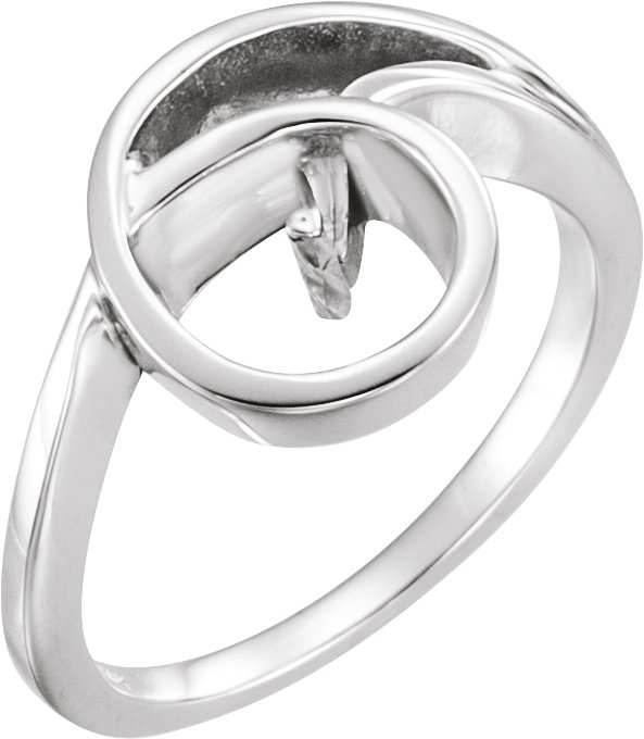 Swirl Pearl Ring