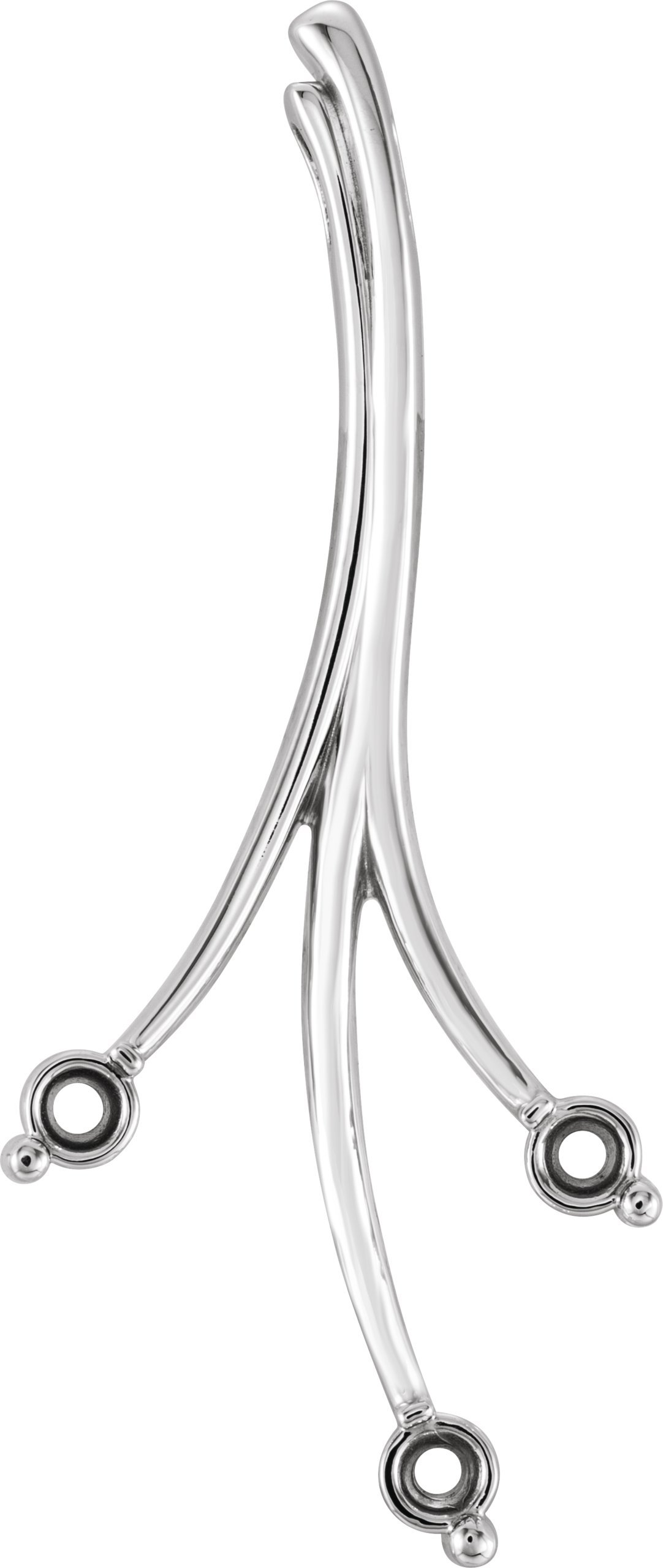 Three-Stone Freeform Pendant