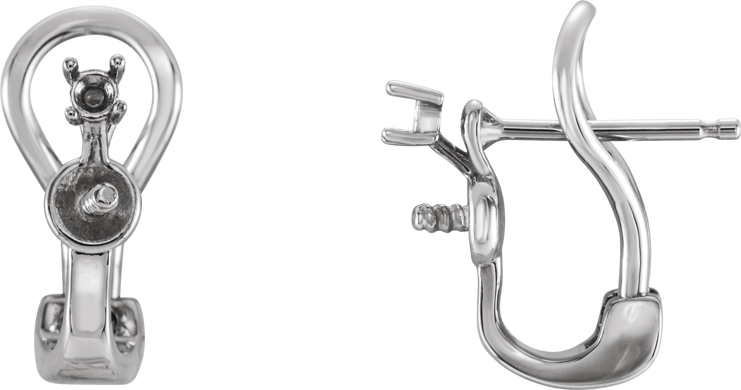 Omega Pearl Earrings