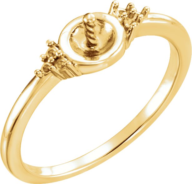 Accented Pearl Ring