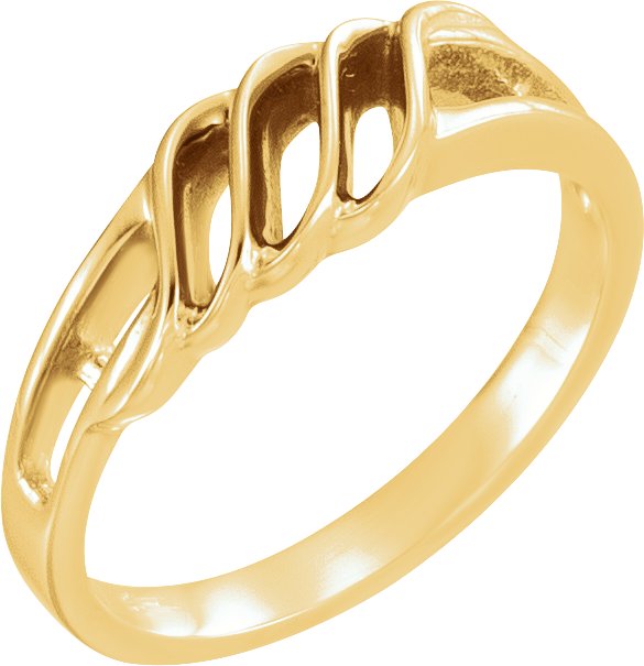 14K Yellow Freeform Ring