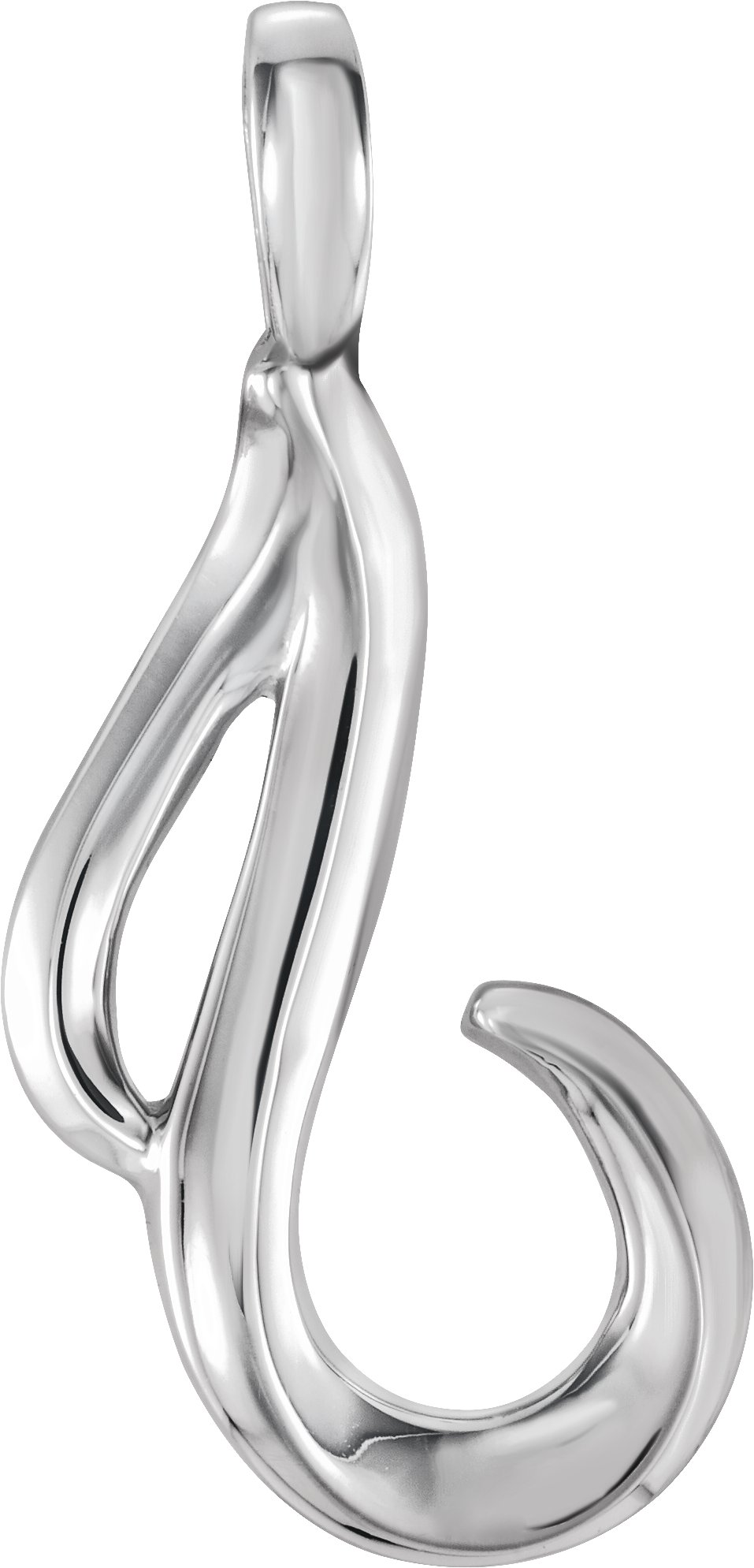 Sterling Silver Freeform Pendant