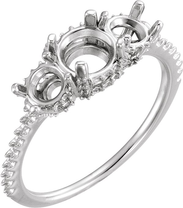 Three-Stone Engagement Ring or Band
