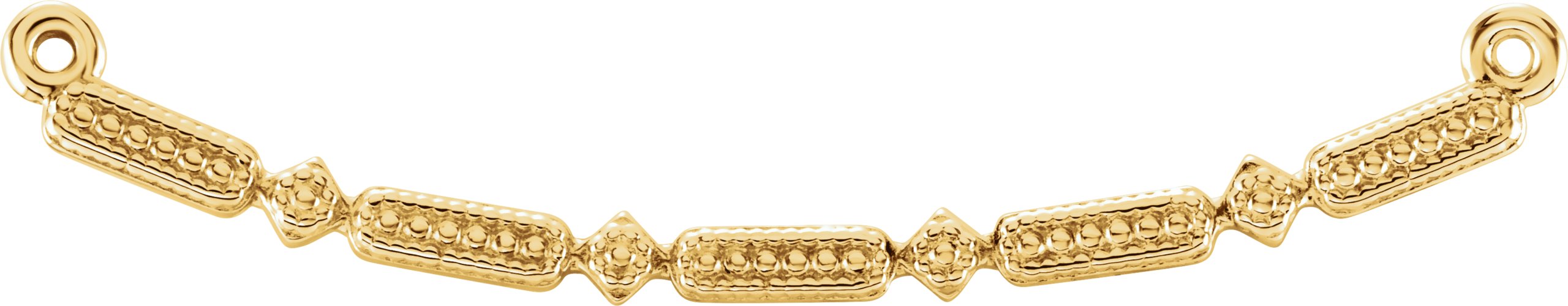 Beaded Bar Necklace or Necklace Center