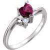 Accented Heart Ring Ref 211862