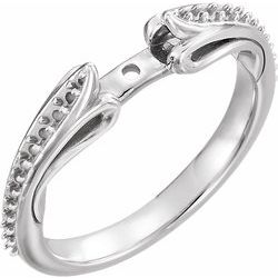 Diamond Sculptural Engagement Ring or Mounting