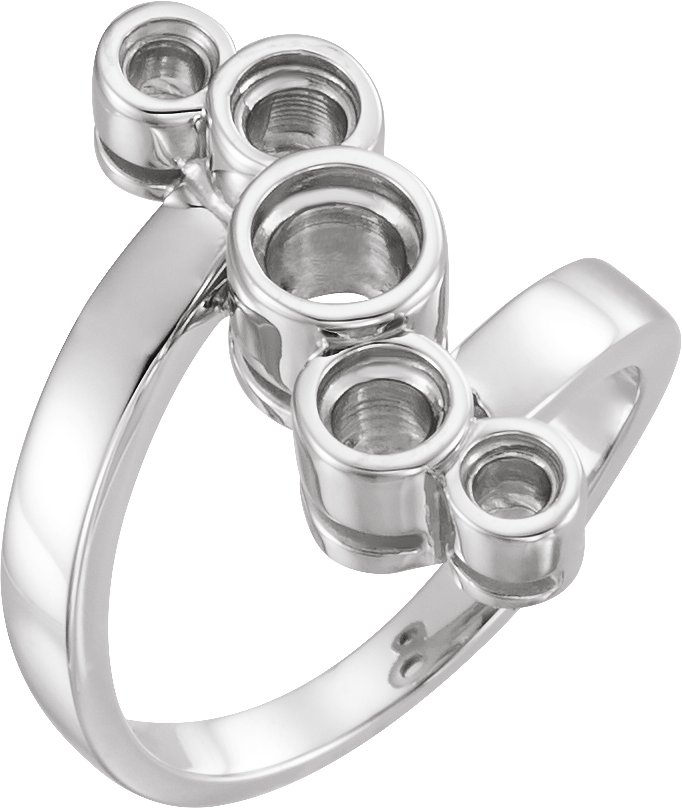 Bezel-Set Right Hand Ring