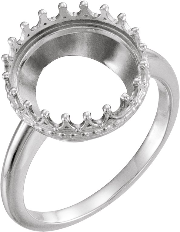 Crown Cabochon Ring