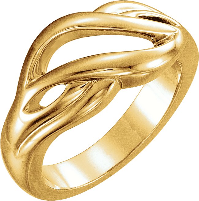 14K Yellow Freeform Remount Ring