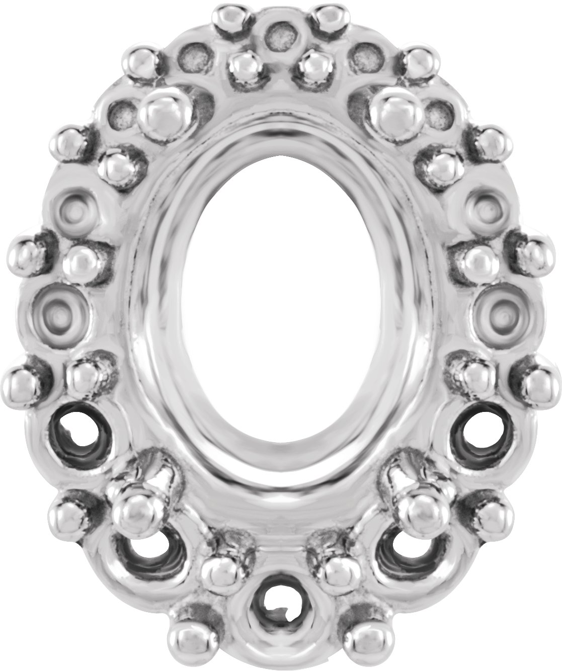 Halo-Style Necklace or Pendant