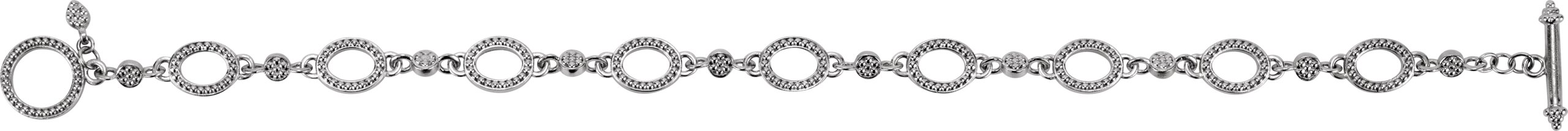 Granulated Link 7 1/2" Bracelet view 2