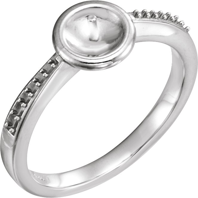 Accented Pearl Ring