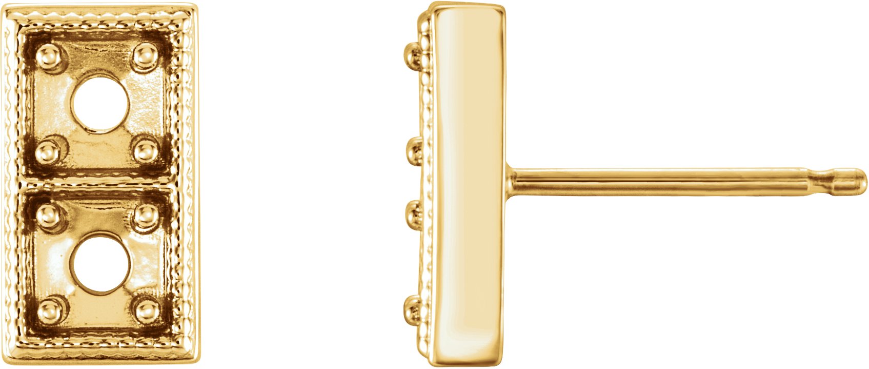 Two-Stone Earrings
