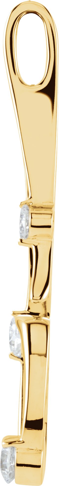 Alternative view of Accented Freeform Pendant