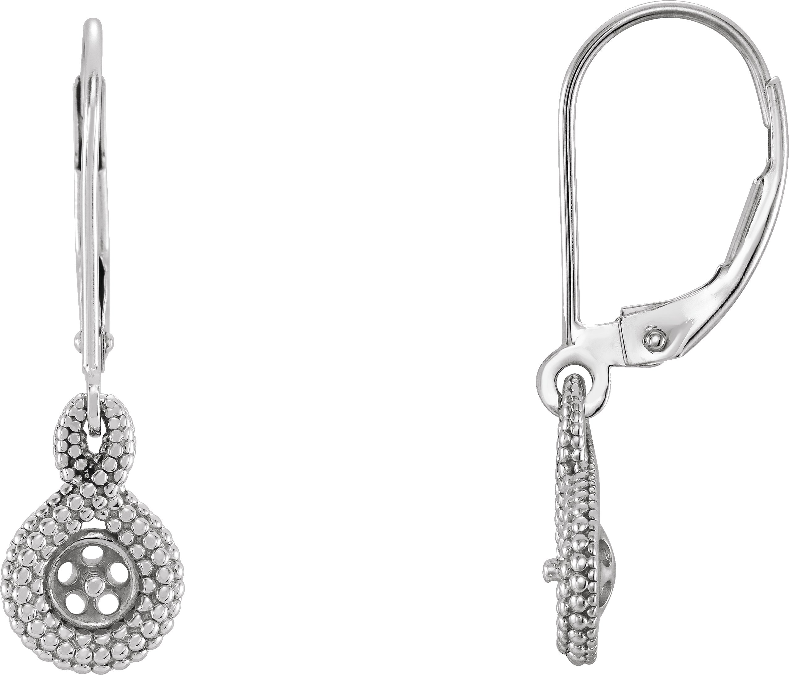 Beaded Pearl Earrings