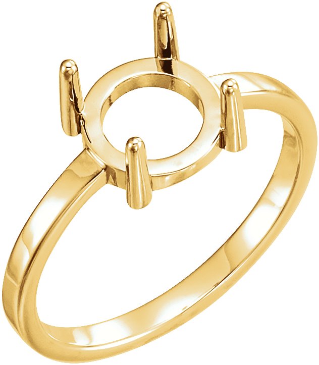 Cabochon Solitaire Ring