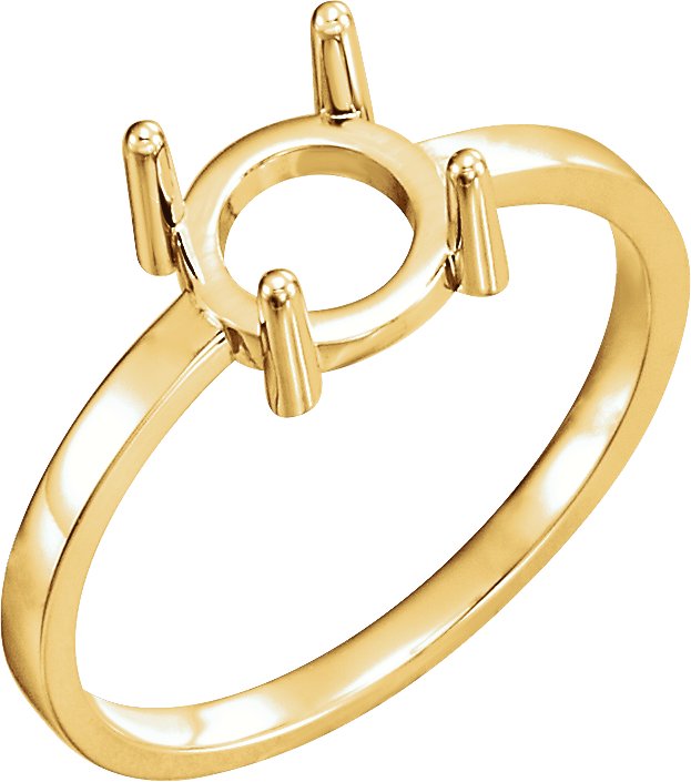 Cabochon Solitaire Ring