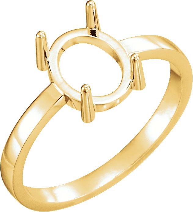 Cabochon Solitaire Ring