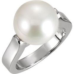 Ring Mounting for South Sea Cultured Pearl
